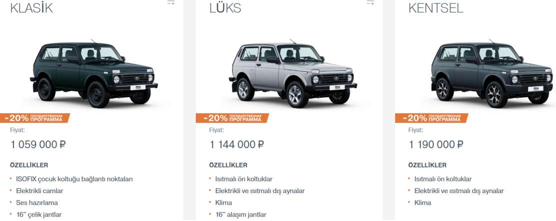 rusya niva lada fiyatları